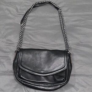 Aimee Kestenberg Black Leather Shoulder Bag